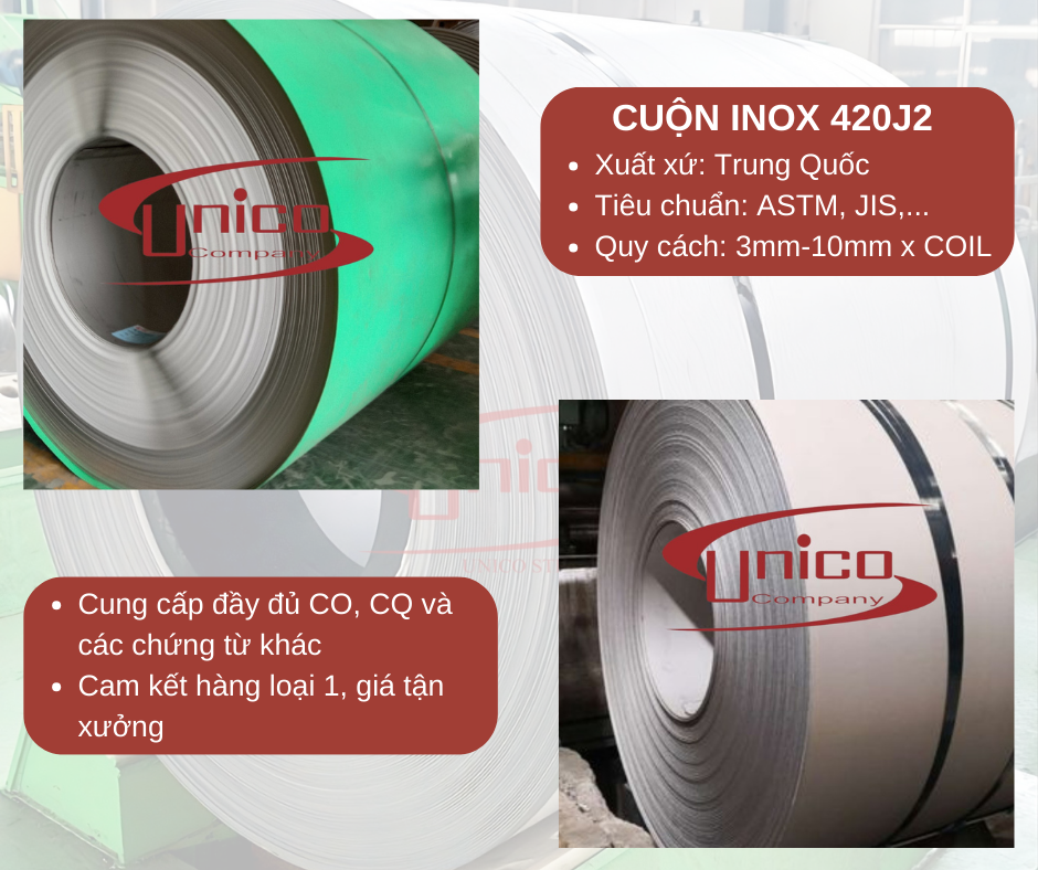 Cuộn inox 420J2 - Unico Steel